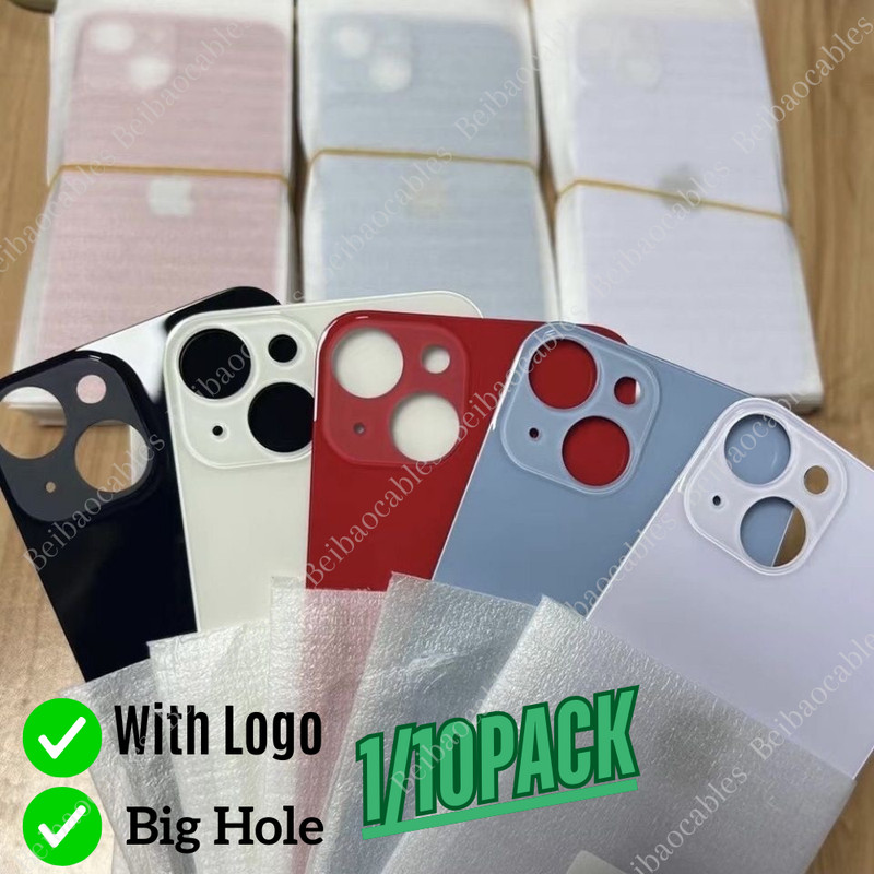 1/10x Lot Back Glass replacement Big hole For iPhoneXS 12 13 14 15 16 Rear Cover