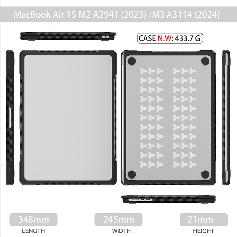 Hard Case Cover Shell for Macbook 2009-2023 Air Pro 11"13" 14" 15"16" M gallery