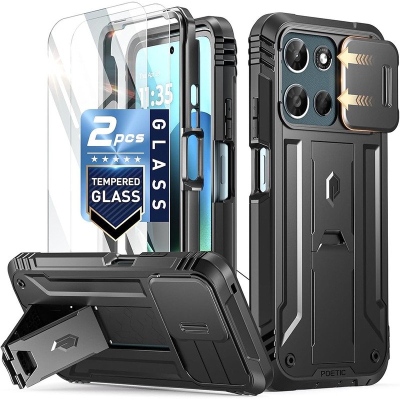 For Moto G 5G 2026 / Moto G Play 2026 Case Poetic Full-Body With Kickstand Cover