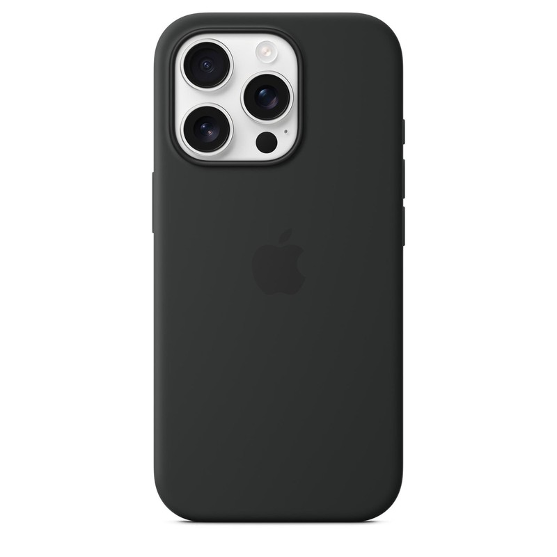 Genuine / Official Apple iPhone 16 Pro Silicone Case / Cover – Black – New