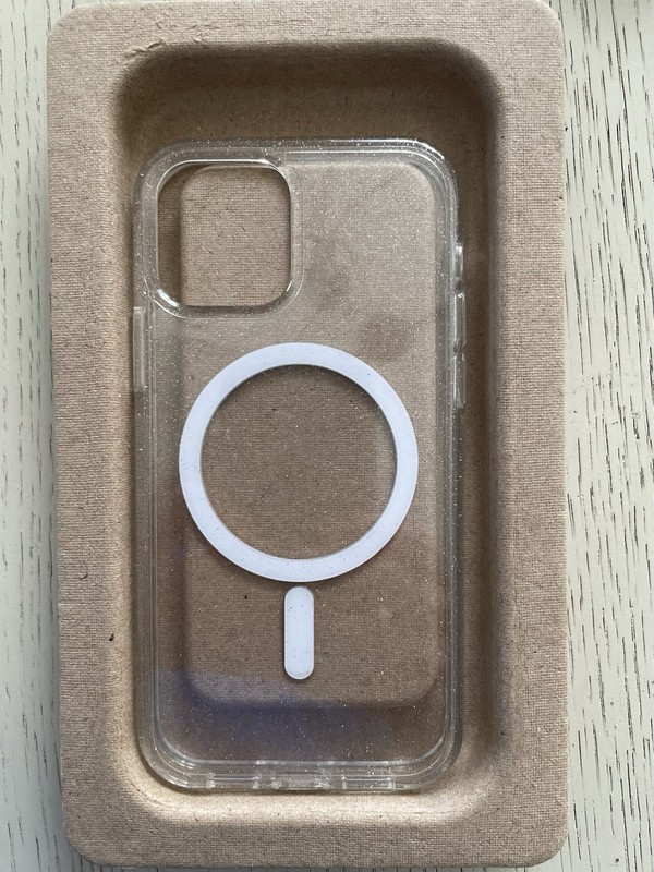 Casely Classic +MagSage iPhone 12 Case Unisex, Clear Shimmer Case, New In Box gallery