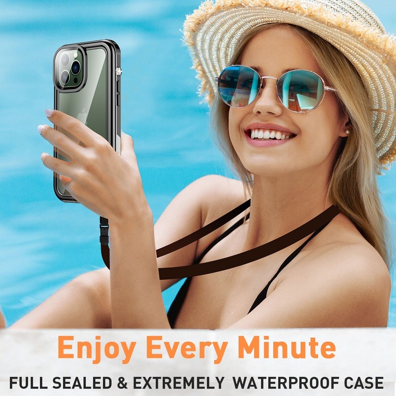 Waterproof Case for iPhone 13 12 Pro Max 12/13 mini Heavy Duty Shockproof Cover gallery