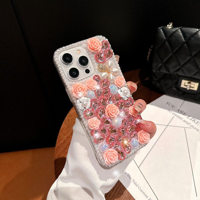 Girly Sparkly Luxury Bling Diamonds Back Phone Case For OnePlus