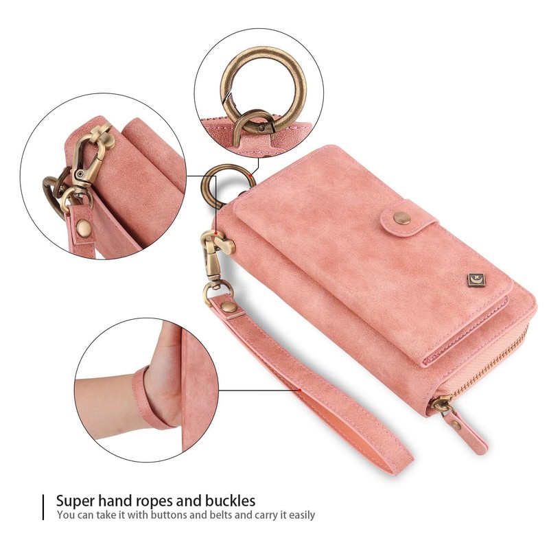 Google Pixel 3 XL Business multifunction Leather Zipper Detachable Wallet Case gallery