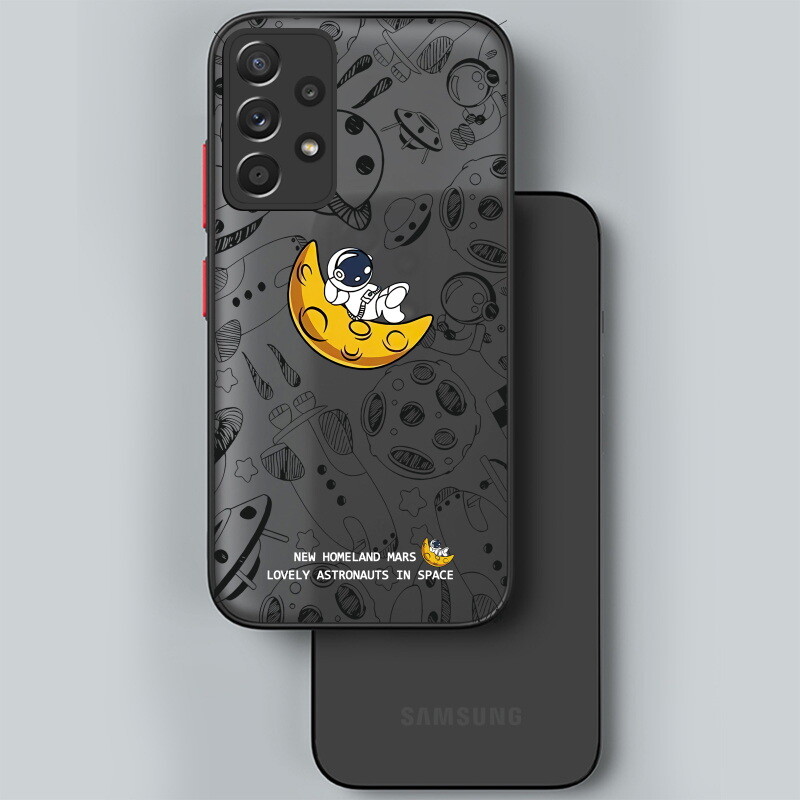 Astronaut Matte Hard Case For Samsung Galaxy S23 Ultra S22 S21 FE A53 A52s Cover gallery