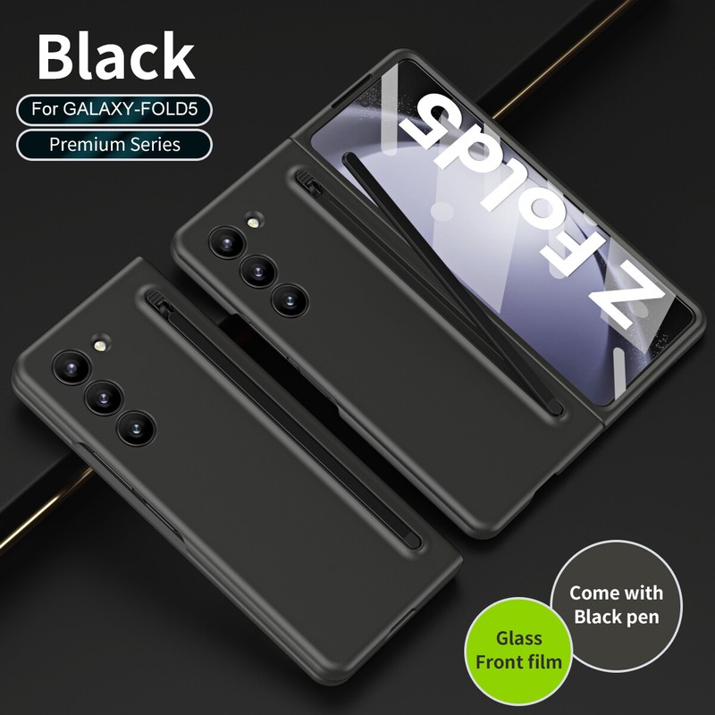 For Samsung Galaxy Z Fold 5/4 Screen Protector Shockproof Hard Case&S Pen Holder
