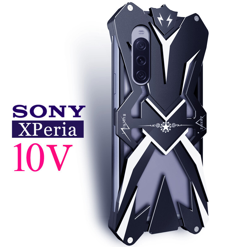 For Sony Xperia I V / 10 V / 1 5 10 II III Metal Armor shockproof Back Case