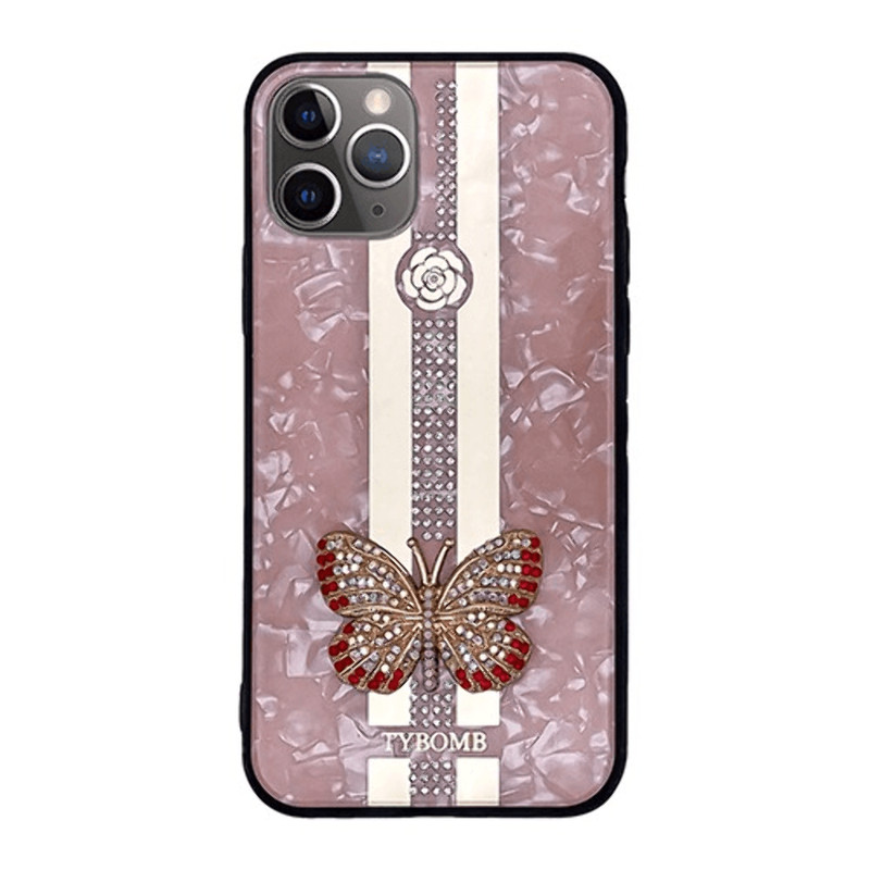 Fashion Design Butterfly Case For iPhone 13 Pro Max 6.7″ ROSE GOLD