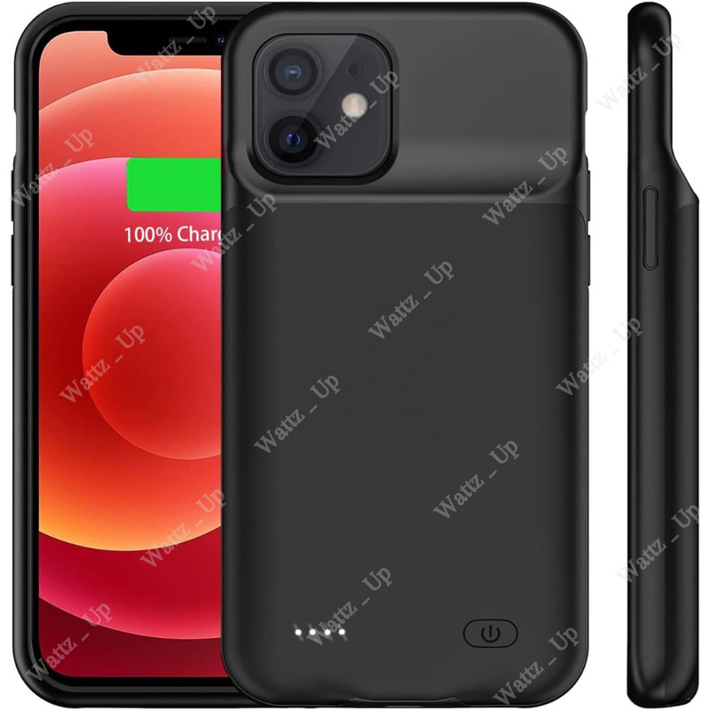 For iPhone 14 13 12 11 XR X 8 7 6 External Battery Charger Case Power Bank Cover