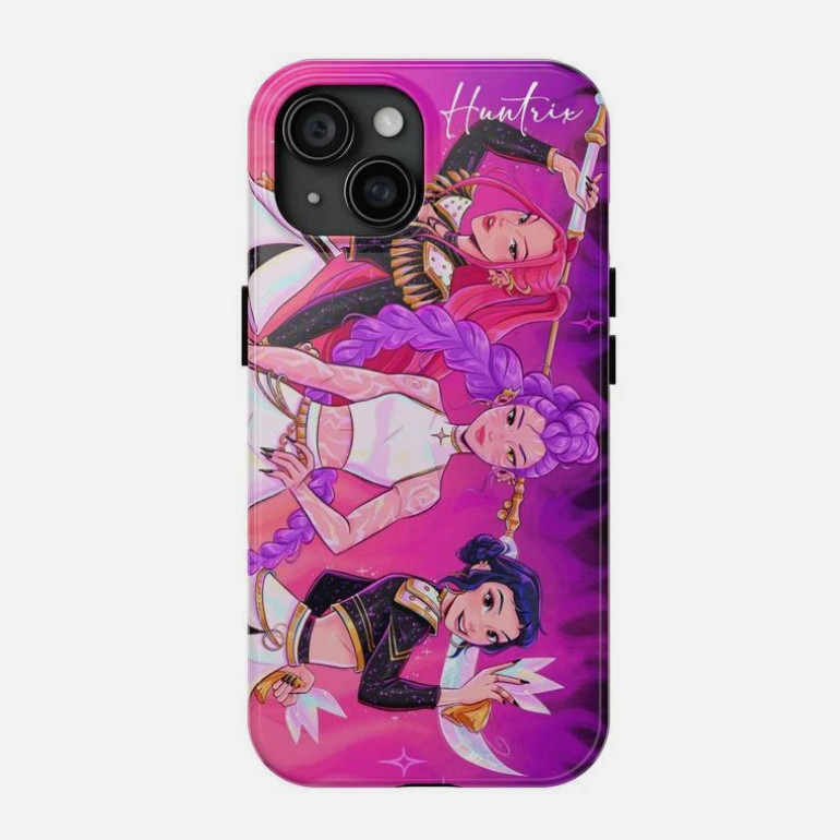 Demon Hunters Anime Style Tough Phone Case Hard Plastic for iPhone 11–17 PM
