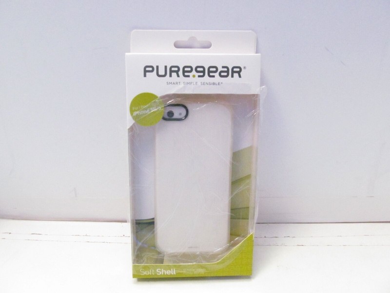 PureGear Soft Shell for Apple iPhone 5/5S WHITE NEW.
