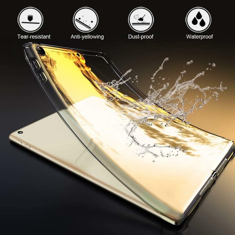 Ultra Slim Transparent Clear Soft Rubber Back Cover Skin for Apple iPad AIR 9.7" gallery