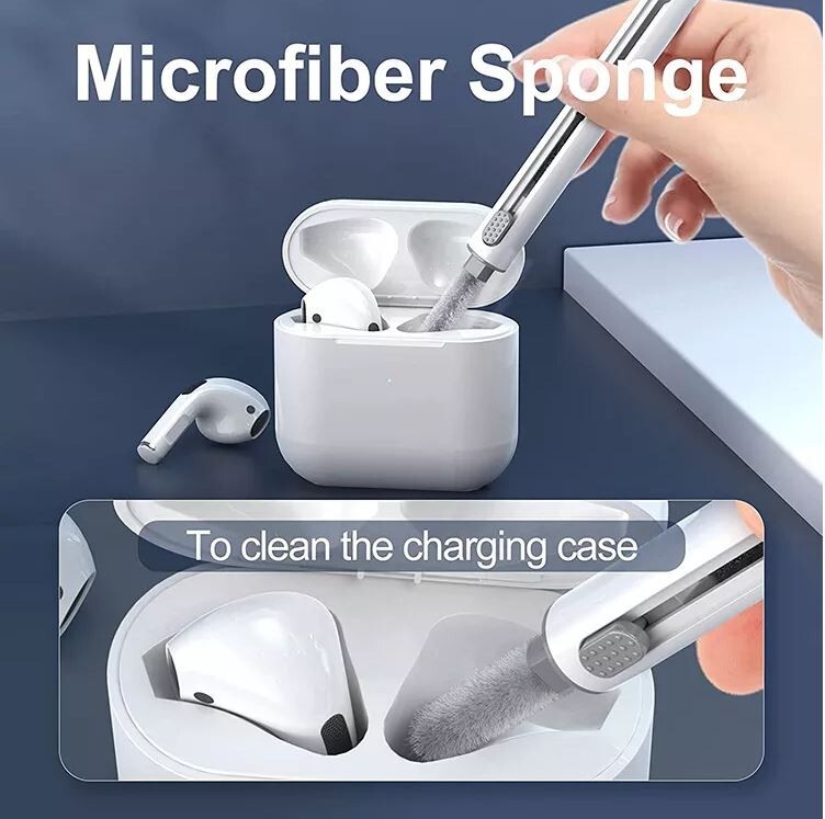 Cleaning Pen for Airpods Pro Multi-Function 3 in 1 Cleaner in Black/Red gallery