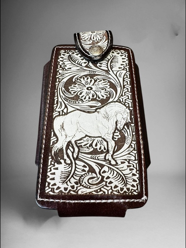 Funda Celular Vaquera Con Caballo Funda Telefono Western Phone Holster Horse