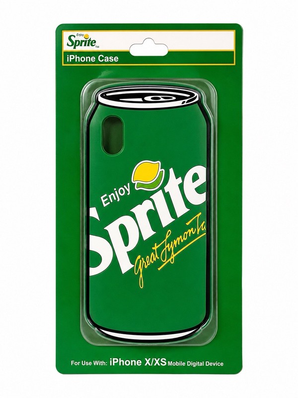 COCA COLA – Sprite Soda Can Design Cell Phone Case for iPhone X / XS ~ NEW READ