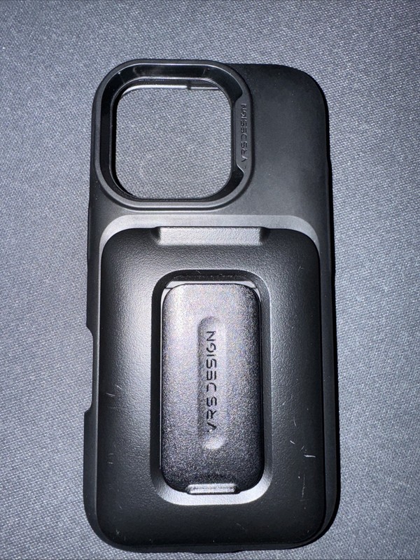 VRS Design Orb Wallet Case iPhone 16 Pro Black