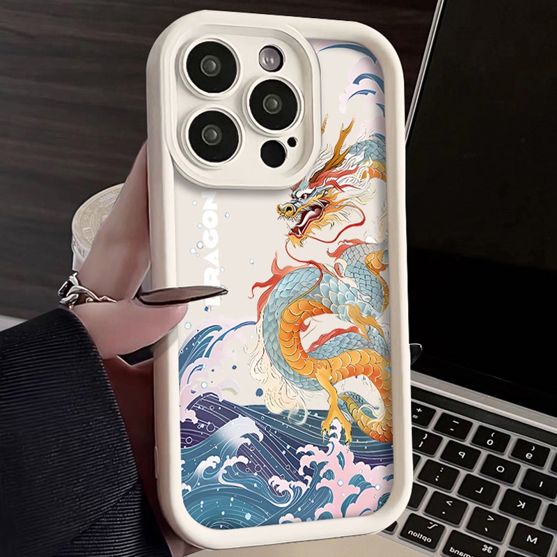 China Dragon Case For Samsung S26/S25FE/S24/A15/A16/A17/A37/A57 ShockProof Cover