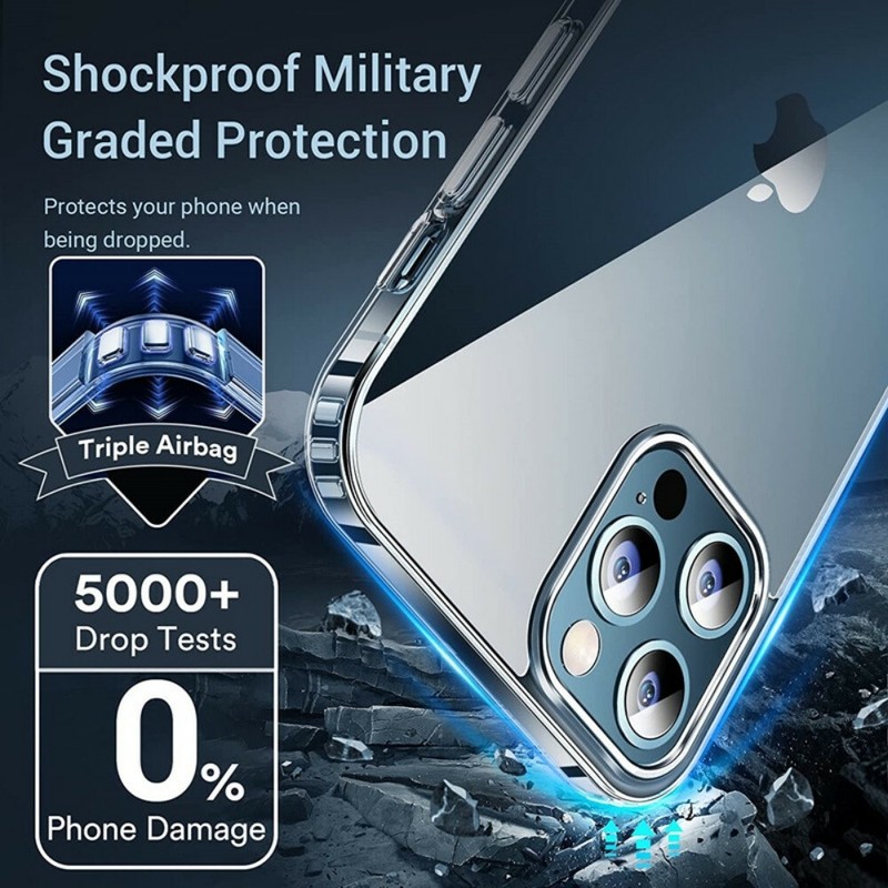 For iPhone 13 12 Pro Max Mini Shockproof Clear Soft Phone Case Cover Wholesale gallery