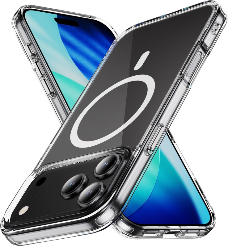 Clear Acrylic TPU Case for iPhone 17 Pro – Compatible with MagSafe