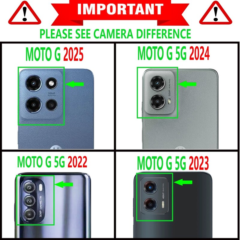For Motorola Moto G 5G 2024 2023 2022 Case Phone Cover Shockproof + Screen Glass gallery