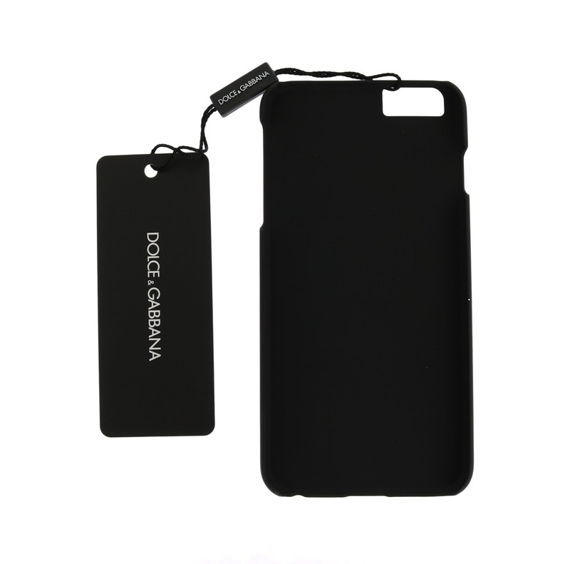 DOLCE & GABBANA Phone Case White Black Silver Logo iPhone6 Plus RRP $200 gallery