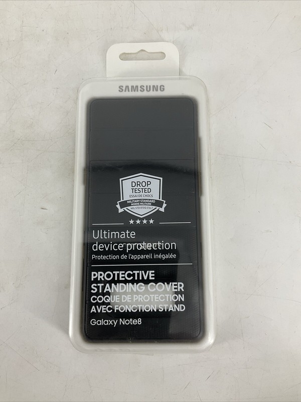 Samsung Galaxy Note 8 Black Protective Standing Cover Genuine OEM NEW