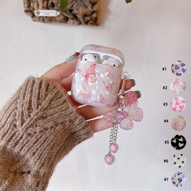 For Airpods Pro 1 2 3 Airpods Cute Pattern Girl Earphone Cover Case Protector