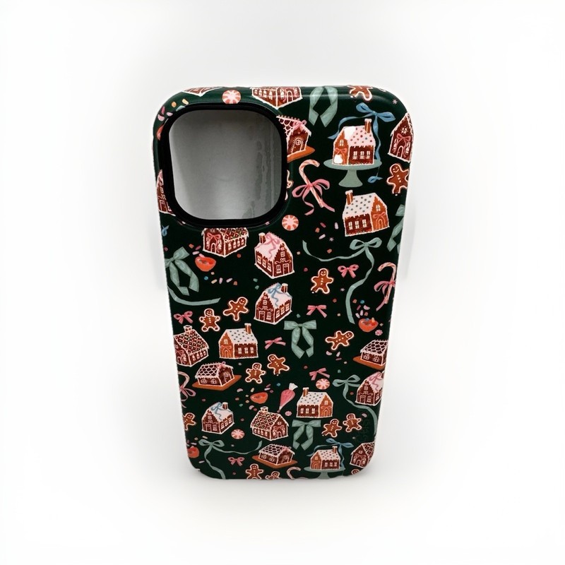 Casely iPhone 15 Gingerbread Lane Holiday Sweets MagSafe Case New