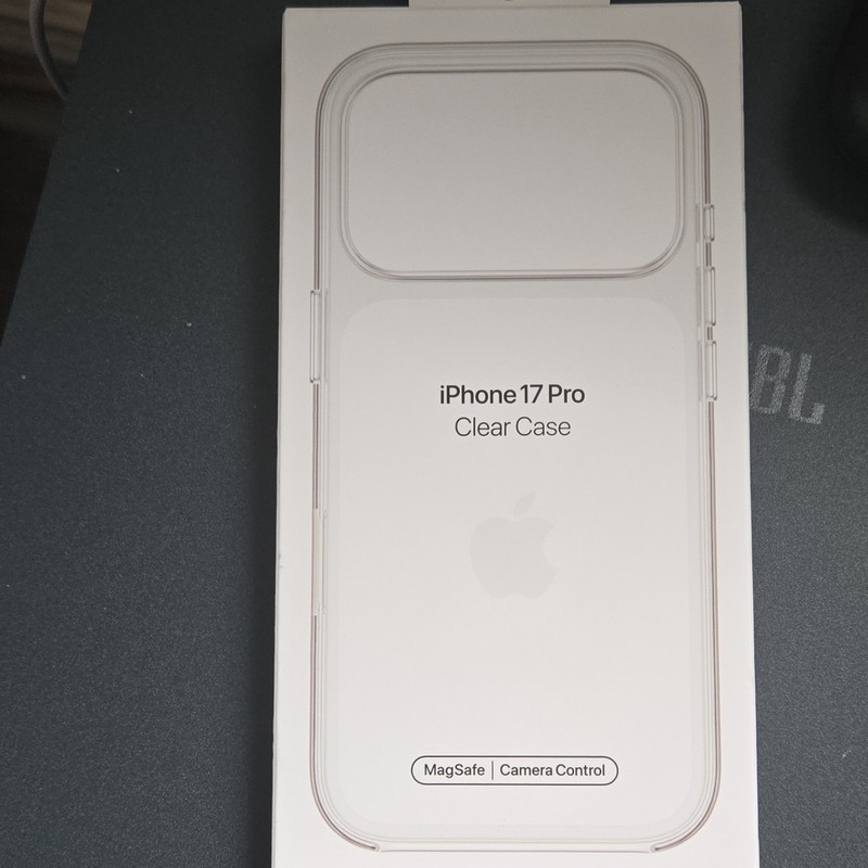 Apple iPhone 17 Pro Clear MagSafe Camera Control Rigid Plastic Case Transparent