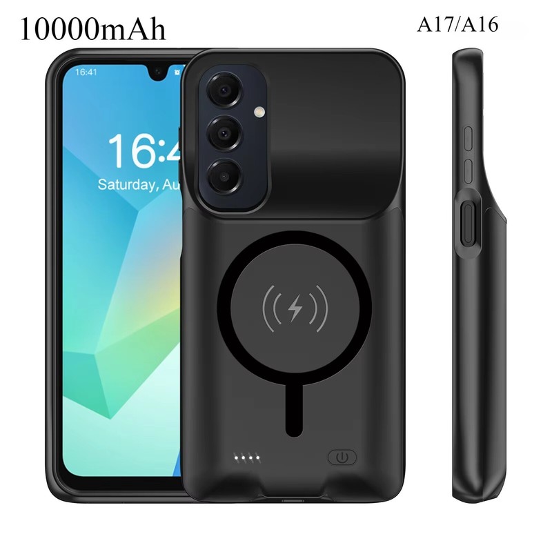 Battery Charger Case for Samsung Galaxy A17/A16 powerbank Wireless Charging