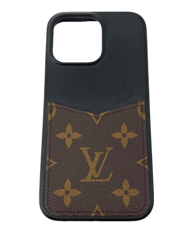 LOUIS VUITTON iPhone 15 Pro MAX Bumper iPhone Case M82888 LV Auth Used