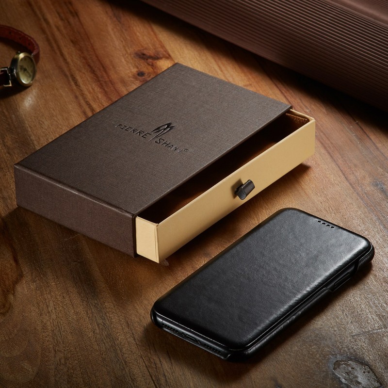 For iPhone 13 14 15 Pro Max 14+ Shockproof Luxury Leather Slim Flip Case Cover gallery