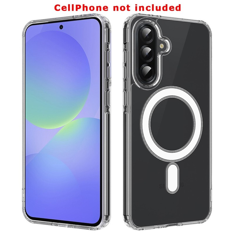 Portable Magnetic Soft TPU Edge + Hard PC Potective Case f Samsung Galaxy A36 5G