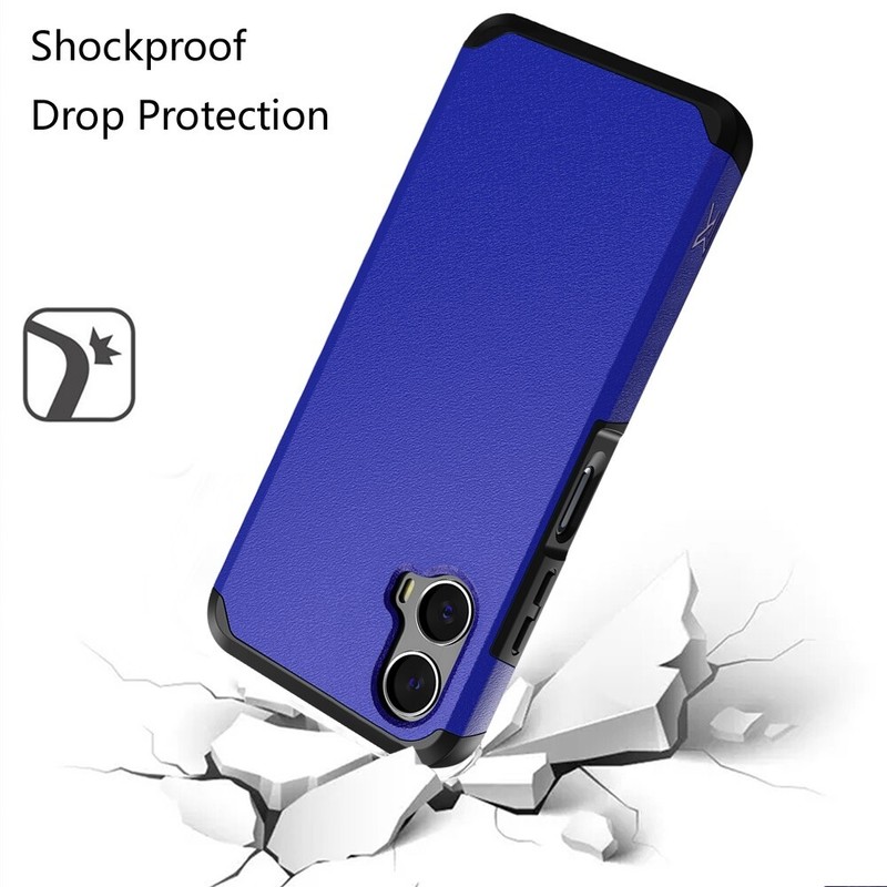 For TCL 50 XL 5G Slim Shock Absorption Hybrid Dual Layer Rubber TPU Case Cover gallery