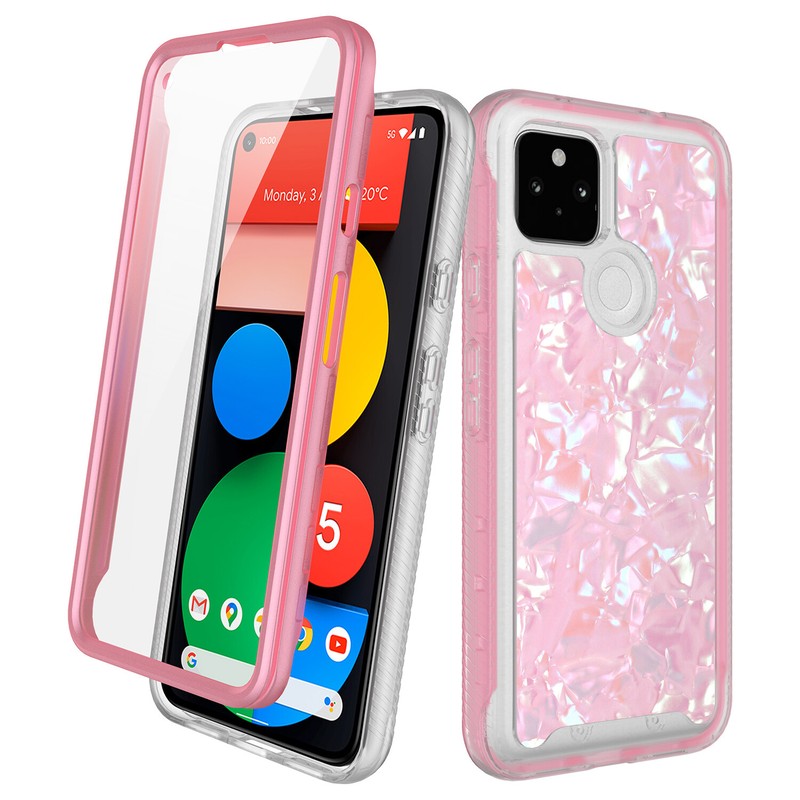 For Google Pixel 5a 5G Graphic Full-Body Case With Built-in Screen Protector