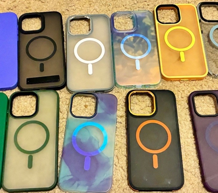 MagSafe Compatible Multicolor iPhone Cases