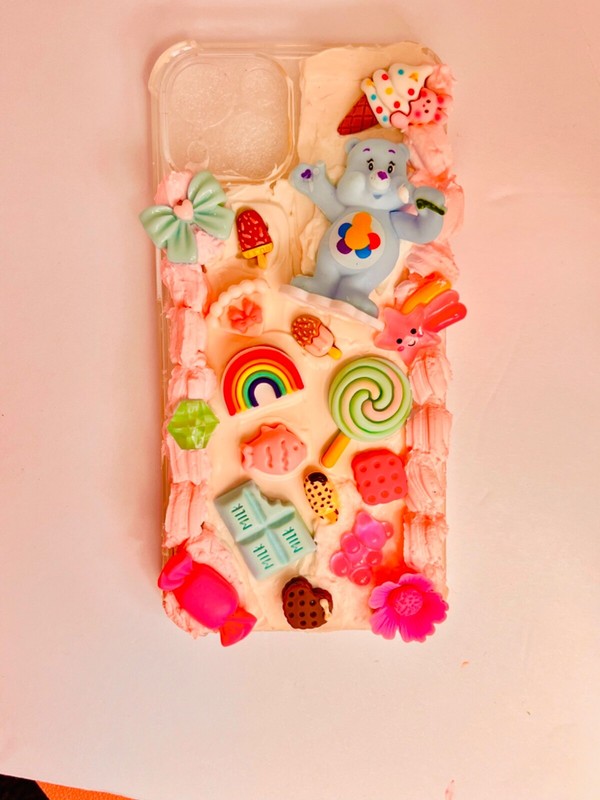 Decoden Phone Case/ The Care Bears / Rainbow