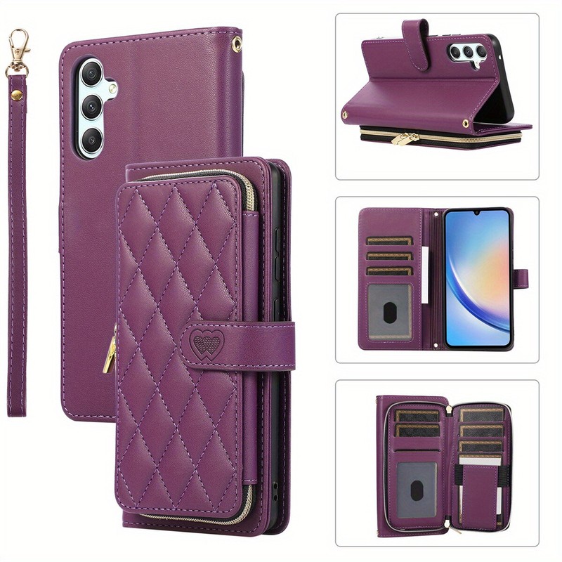 Crossbody Wallet Case for Samsung Galaxy A13 A32 A52 A53 A14 A54 A15 A25 A55 A73