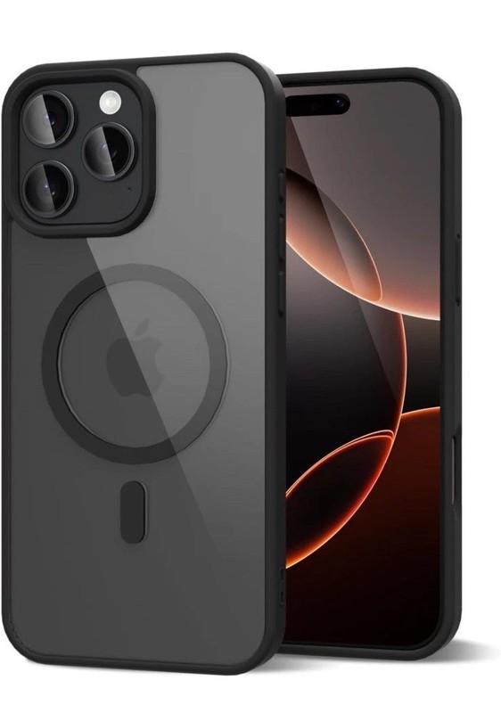 iPhone 16 Pro Case Tinted Magnetic Compatible with Magsafe,, Black
