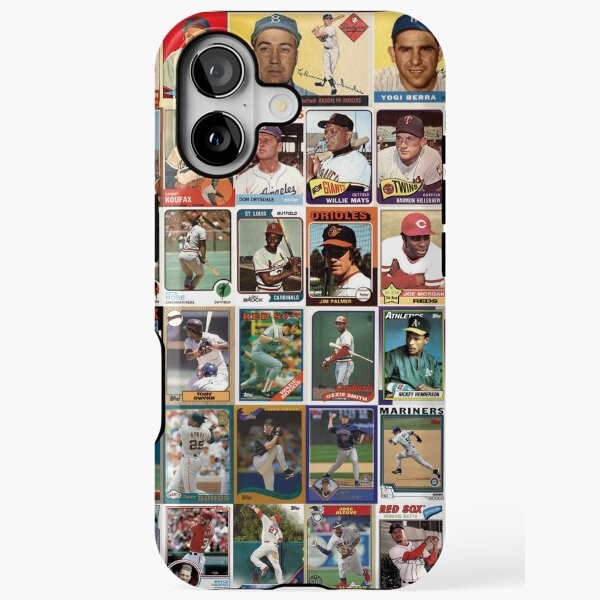 Baseball Through The Years Retro Sports Art iPhone Tough Case