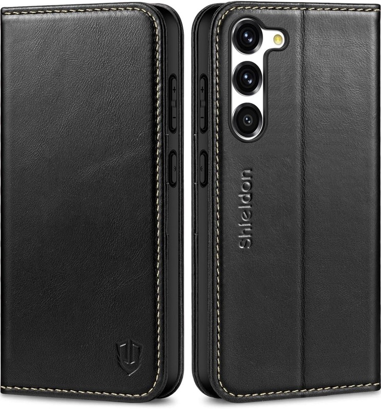 SHIELDON Case for Samsung S23 / S23 PLUS / S23 ULTRA Genuine Leather wallet gallery