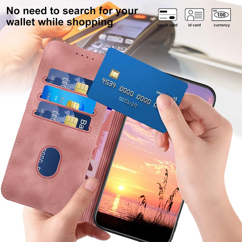 Leather Grid Wallet Phone Case For Honor 200 300 400 Magic 6 7 8 Pro X60 X7 X50 gallery