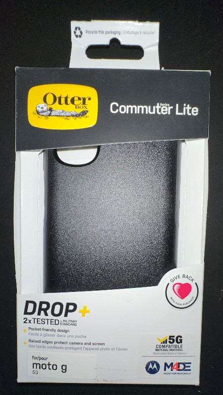 OTTERBOX Commuter Lite Series Case for Motorola moto g 5G-Black gallery