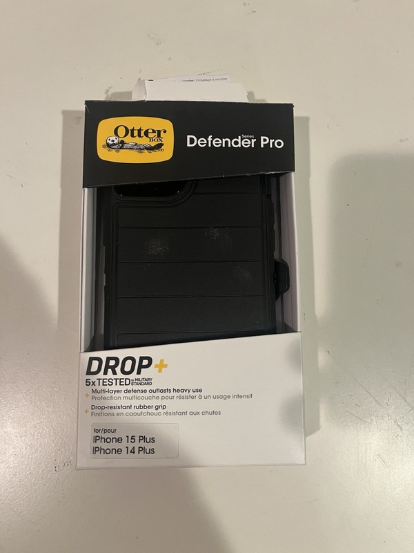 OtterBox iPhone 15 Plus/14 Plus Defender Series Pro Case – Black: Polycarbonate