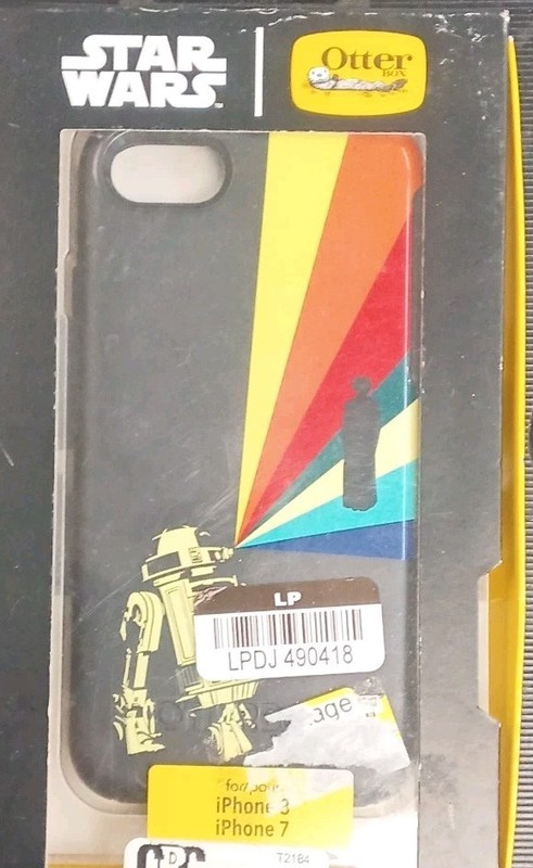 OtterBox R2-D2 Star Wars Case Black Yellow Red Blue for iPhone 8/7