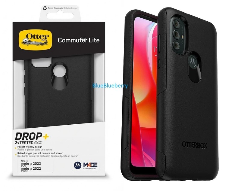 OtterBox Commuter Lite Case For Moto G Play 2023/Power 2022- Black (77-91013)