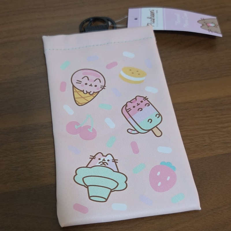 Pusheen Box Thermal Phone Case Pink 7×4 inches