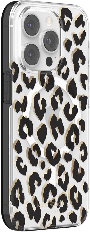 kate spade Protective Hardshell Magsafe Case for iPhone 14 Pro - Leopard gallery
