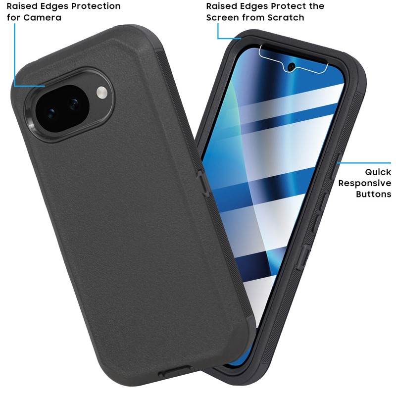 For Google Pixel 10a Kickstand Case Belt Clip Holster Fit Otterbox Defender gallery