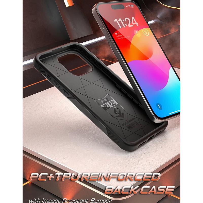 For iPhone 15 Pro Case | Poetic Magnetic Ring Stand Compatible with MagSafe gallery